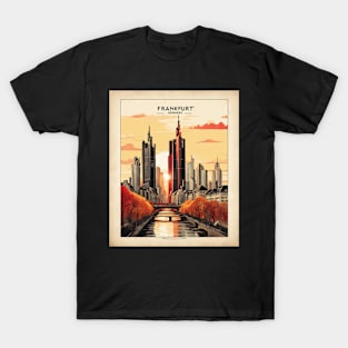 Frankfurt Germany Tourism Vintage Retro T-Shirt